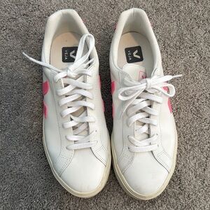 Veja Sneakers with Pink - Size 9